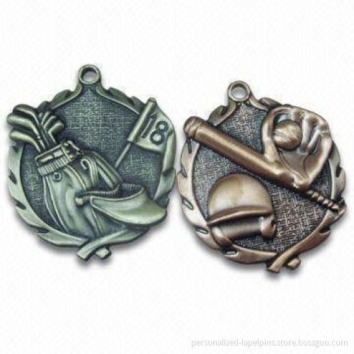 Trolley Golf Custom Medals, Commemorative Brass Coin, Commemorative Zinc Alloy Coin